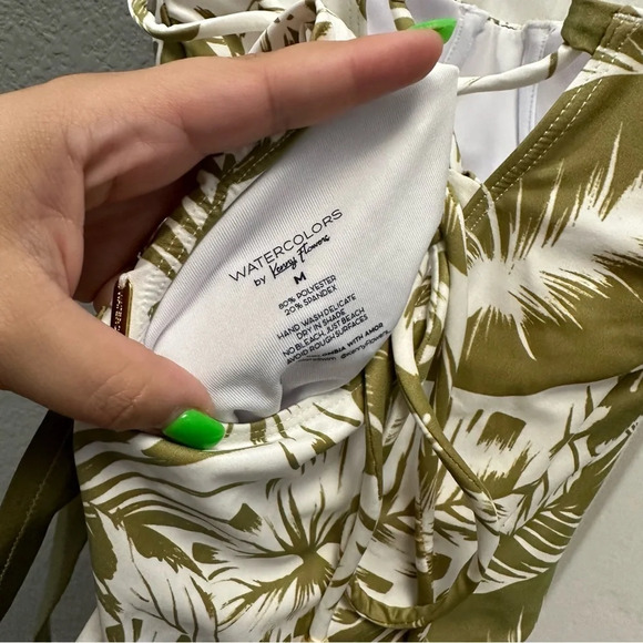 Kenny Flowers Watercolors The Bali Swimsuit Size Medium - Picture 7 of 8